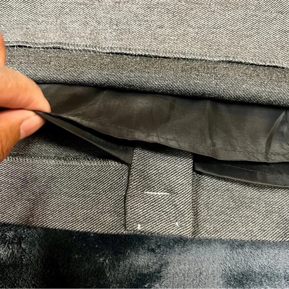 New J. Crew Wms Gray Knit Twill High Waist Lined No. 2‎ Pencil Skirt Work Chic 4